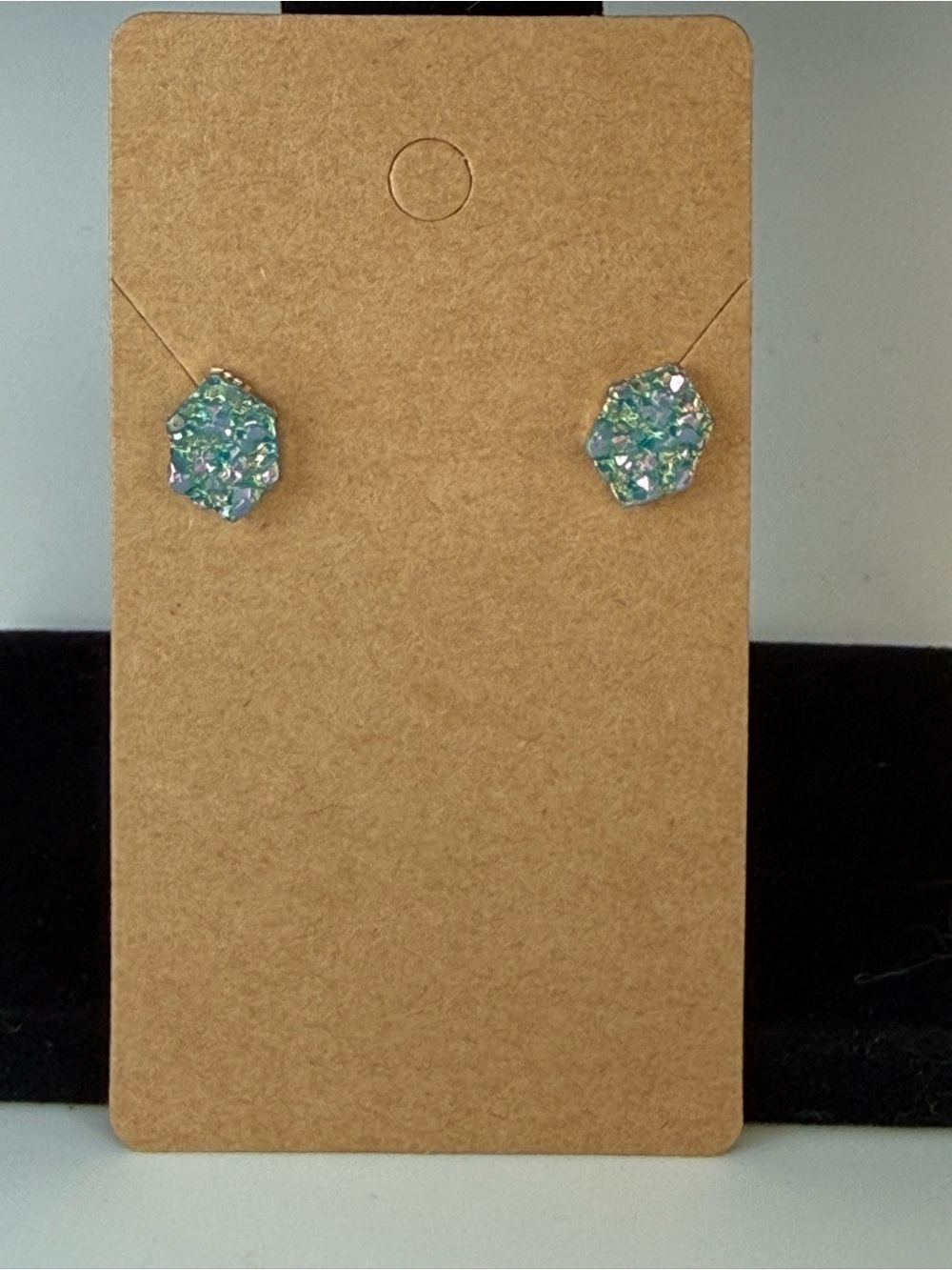 Park Lane Aqua Hailee Stud Earrings